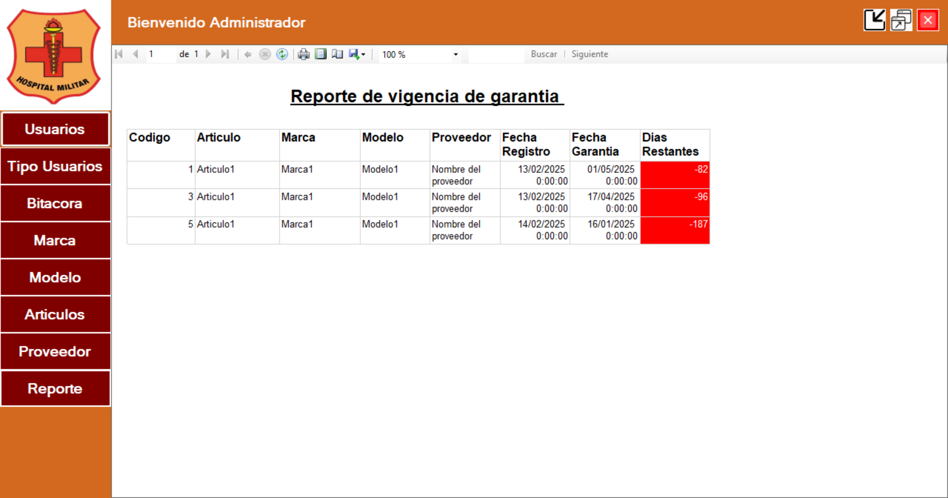 Inventario Hospitalario